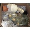 Image 1 : BOX OF VARIOUS KITCHEN DISHES, VASES AND, MORE