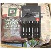 Image 1 : BOX OF BBQ CHARCOAL AND OTHER BBQ SUPPLIES