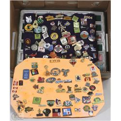 FLAT OF COLLECTORS PINS