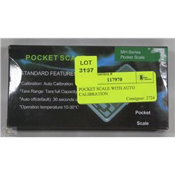 POCKET SCALE WITH AUTO CALIBRATION