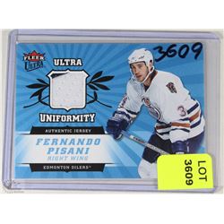 FERNADO PISANI 2006-07 FLEER JERSEY CARD