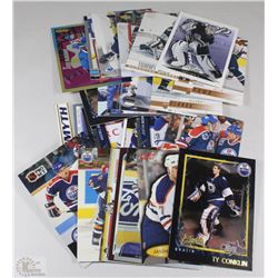 30 ASSORTED OILERS CARDS