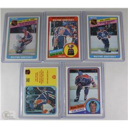 1980'S GRETZKY CARD X 5