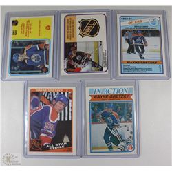 1980'S GRETZKY CARD X 5