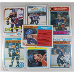 1980'S GRETZKY CARD X 7