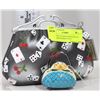 Image 1 : LOT WITH A PURSE DESIGN PIGGY BANK AND PURSE STYLE