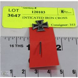 UNAUTHENTICATED IRON CROSS NAZI PIN