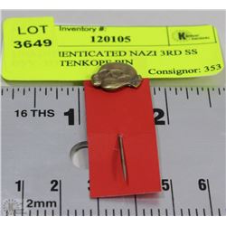 UNAUTHENTICATED NAZI 3RD SS DYV. TOTENKOPF PIN