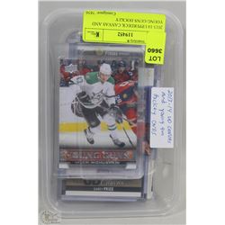 2013-14 UPPERDECK CANVAS AND YOUNG GUNS HOCKEY