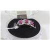 Image 1 : #6-.925 STERLING SILVER NATURAL ENHANCED RUBY & CZ