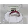 Image 1 : #1-.925 STERLING SILVER NATURAL ENHANCED RUBY RING