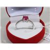 Image 1 : #3-.925 STERLING SILVER NATURAL ENHANCED RUBY & CZ