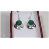 Image 1 : #24-.925 STERLING SILVER NATURAL ENHANCED EMERALD