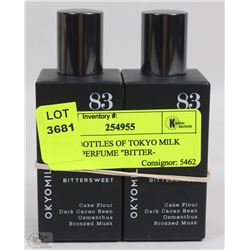 2 NEW BOTTLES OF TOKYO MILK BLACK PERFUME "BITTER-
