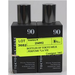 2 NEW BOTTLES OF TOKYO MILK BLACK PERFUME "LA VIE