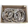 Image 1 : FULL BOX OF VINTAGE METAL HORSE SHOES