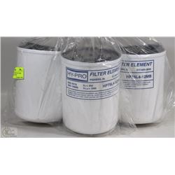 LOT OF FOUR 1" HYDRAULIC SPIN ON HYDRAULIC FILTERS