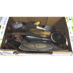 BOX OF ASSORTED TOOLS