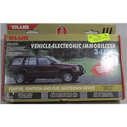 ELECTRONIC VEHICLE IMMOBILIZER MADE BY THE CLUB