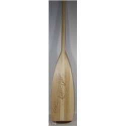 WOODEN PADDLE WITH WOOD BURNED DESIGN- BRAND NEW