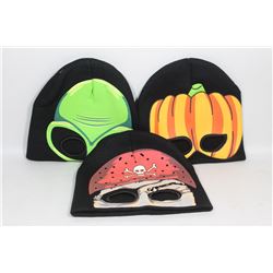 3 PACK OF HALLOWEEN TOQUES