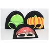 Image 1 : 3 PACK OF HALLOWEEN TOQUES