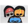 Image 1 : 3 PACK OF HALLOWEEN TOQUES