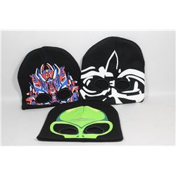 3 PACK OF HALLOWEEN TOQUES