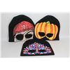 Image 1 : 3 PACK OF HALLOWEEN TOQUES