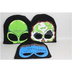 3 PACK OF HALLOWEEN TOQUES