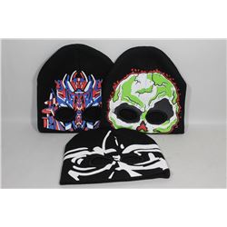 3 PACK OF HALLOWEEN TOQUES