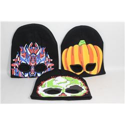 3 PACK OF HALLOWEEN TOQUES
