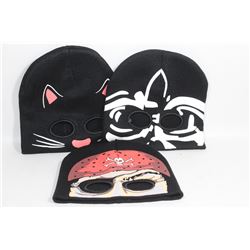 3 PACK OF HALLOWEEN TOQUES