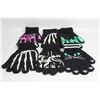 Image 1 : 6 PACK OF GLOW IN THE DARK HALLOWEEN GLOVES