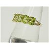 Image 2 : #1-10K YELLOW GOLD PERIDOT RING SIZE 6.5