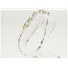Image 3 : #11-STERLING SILVER PERIDOT BRACELET