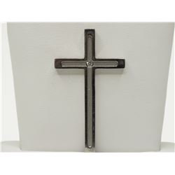 #27-TITANIUM DIAMOND CROSS PENDANT
