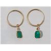 Image 1 : #31-14K YELLOW GOLD EMERALD AND DIAMOND