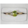 Image 1 : #40-10K YELLOW GOLD PERIDOT RING SIZE 6