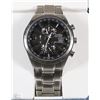 Image 1 : #20)MENS CITIZEN -ECO-DRIVE SILVER WATCH W RADIO