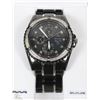 Image 1 : #13)MENS BULOVA  WATCH BLACK MARINE STAR WITH