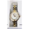 Image 1 : #27)WOMENS BULOVA  2 TONED SILVER/GOLD/DIAMONDS