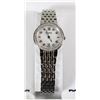 Image 1 : #25)WOMENS BULOVA  SILVER WATCH WITH PEARL FACE