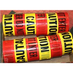 LOT OF 12 CAUTION AND DO NOT ENTER COMMMERCIAL