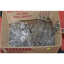 LOT OF 7 "TABASCO" TABLE TOP CONDIMENT CADDIES