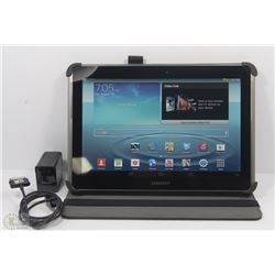 10.1” SAMSUNG GALAXY TAB 2 16GB W/ CASE & CHARGER