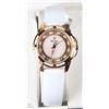 Image 1 : #7)WOMENS BULOVA WATCH GOLD COLOR WITH WHITE