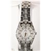 Image 1 : #41)WOMENS BULOVA SILVER/DIAMONDS WATCH