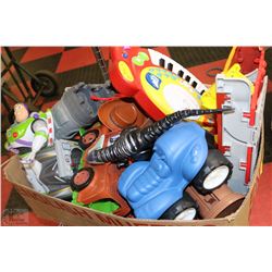 LARGE BOX OF MISC TOYS