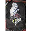 Image 1 : REEBOK HOCKEY BAG FULL OF GOALIE GEAR; PADS, ETC